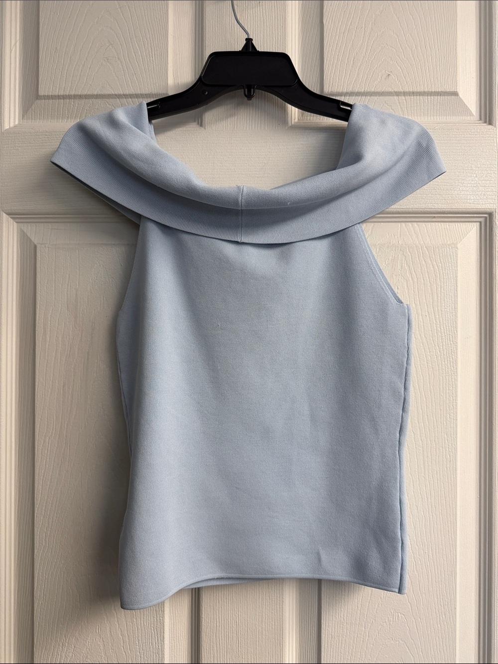 Momency Bardot Rib Knit Top - Picture 7 of 8